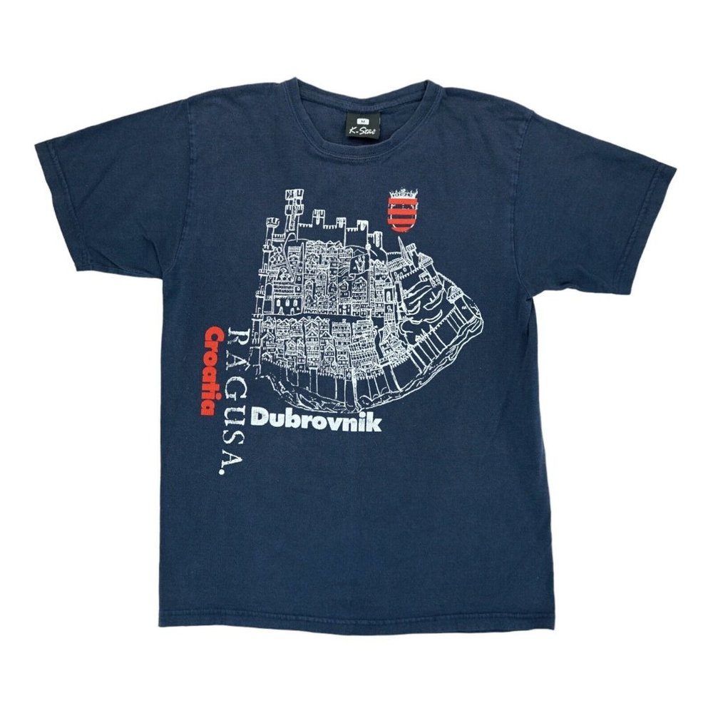K-Star Ragusa‎ Dubrovnik Tshirt Size Medium M ~ Blue ~ 100% Combed cotton
